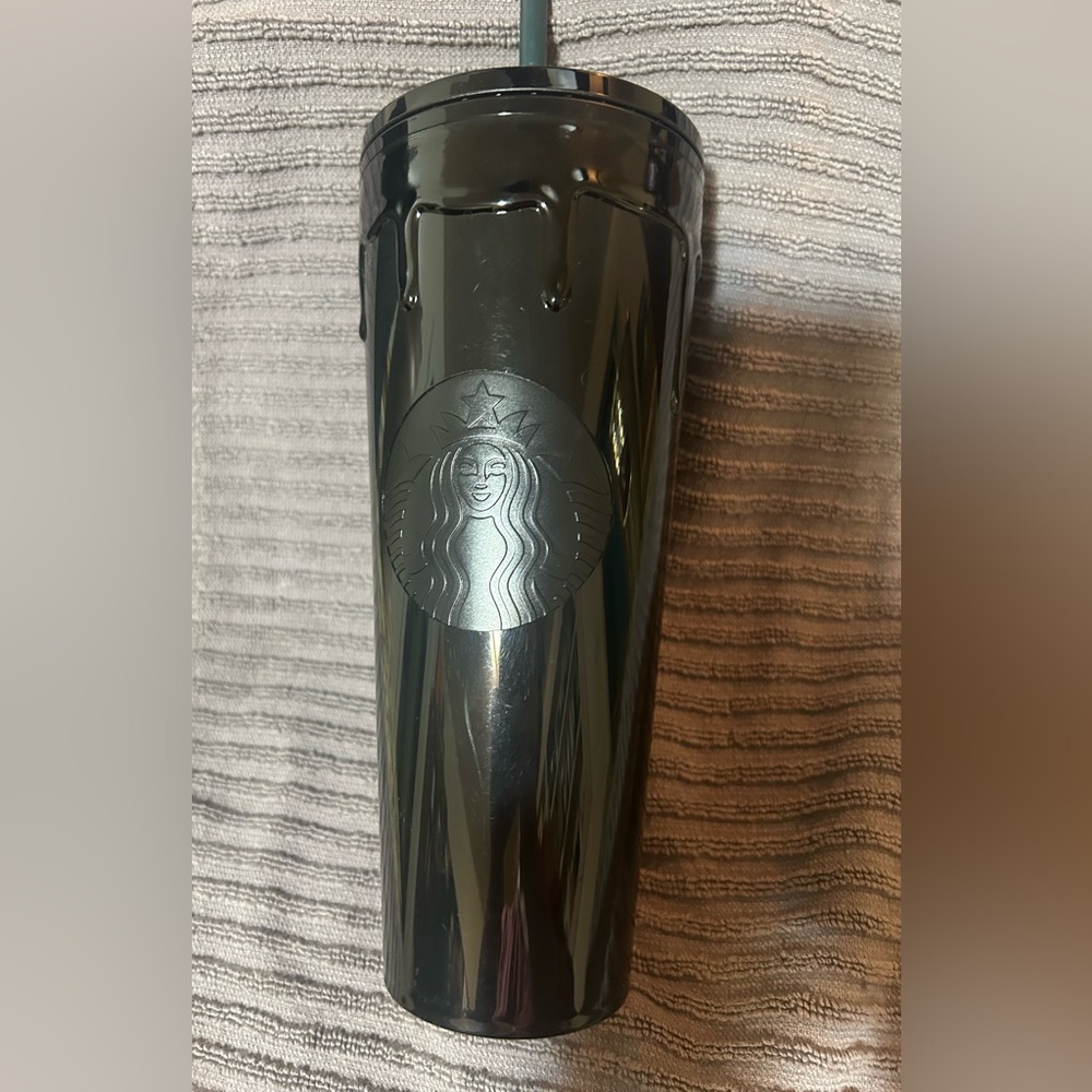 Starbucks Glossy Black Tumbler